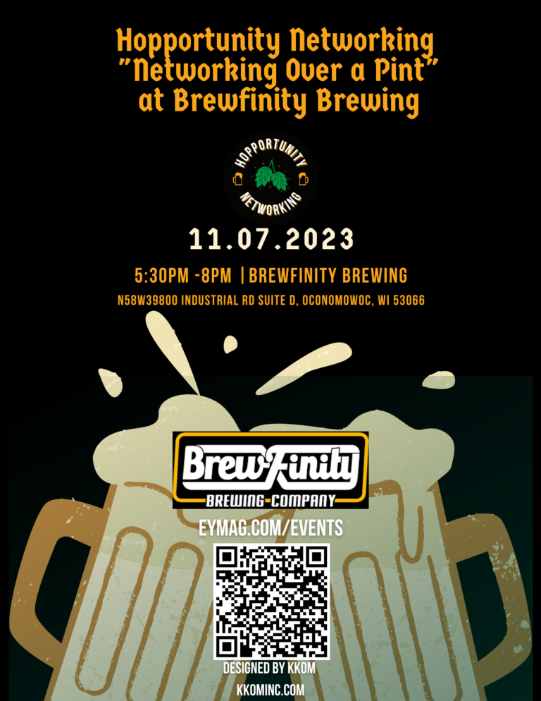 Hopportunity Networking “Networking over a Pint” at Brewfinity Brewing!