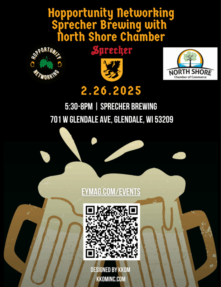 Hopportunity Networking at Sprecher Brewing with North Shore Chamber